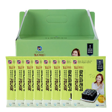 김도둑 더 맛있는 김도둑 광천 파래전장김 8p, 1개