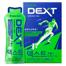 LINGTEA Dexte 能量膠 青蘋果口味 10入, 450g, 1個