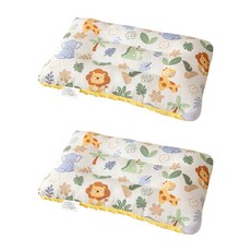 100%純棉可水洗兒童枕頭 2個, 小夥伴 + 小夥伴