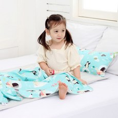 wisemama 夏季超細纖維午睡被組, 極地動物款