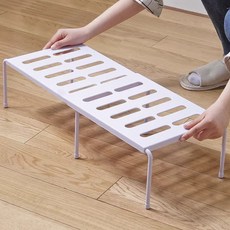 달콤상점 길이조절 선반정리대, 1개, 화이트