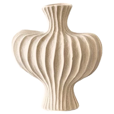 KUIBAO 快豹生活 法式中古陶瓷花器, 白色