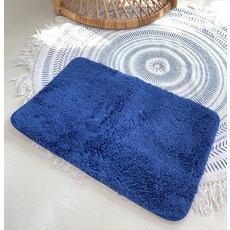 영바영 폭신폭신 심플 홈 발매트, 네이비