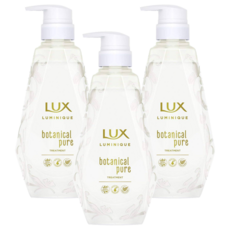 LUX 麗仕 Luminique 無矽靈天然草本純護髮素 450g 日本產, 3瓶