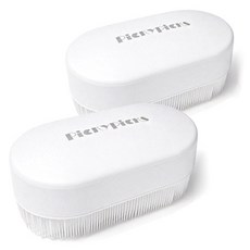 피키픽스 욕실청소 세탁 브러쉬 미세모, 화이트, 2개 화이트, 2개