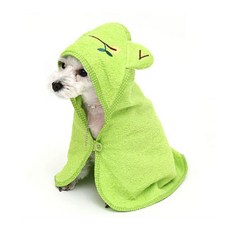 펫스타일 애니멀 팜 타올가운, Frog, 1개