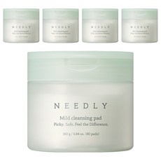 NEEDLY 妮德麗 溫和潔膚棉片 160g, 5個, 60入