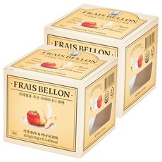 프레벨롱 국산 과일퓨레, 사과바나나, 200g, 2개