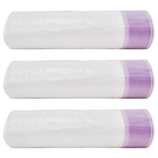 FIFIOO 可分解驅蚊免撕抽繩垃圾袋, 加厚10%, 承重力強不易穿破, 1組, 50L