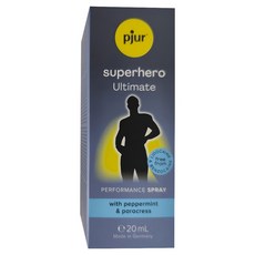 pjur 碧宜潤 superhero Ultimate 超級英雄活力提升極致噴霧, 20ml, 1瓶