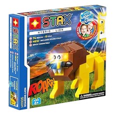 LIGHT STAX HYBRID 系列 複合積木 聲控小底座 LED燈積木, Roaring Lion 獅子王組, 1盒