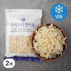 우리두리건어물 HACCP 부드러운맛진미채, 1kg, 2개