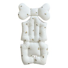 Dottodot x Marolotte 30支紗四季嬰兒推車坐墊, 清新橄欖, 1個