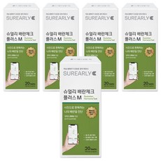 슈얼리 배란 테스트 스트립, 20개입, 5개