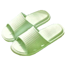 糖果色室內拖鞋-女 優質防滑PVC材質 浴室/戶外/室內適用, 綠色, 38~39, 2雙