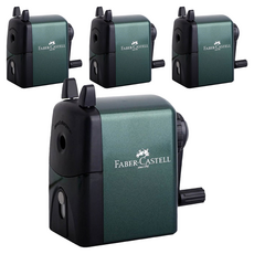 FABER-CASTELL 輝柏 手動削鉛筆機, 綠色, 4個
