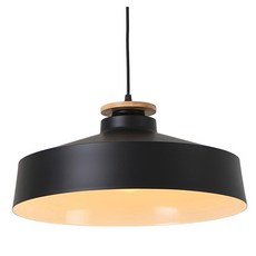 honey comb 北歐風簡約餐廳單吊燈(kc2224) 金屬烤漆燈體 木質裝飾 安裝簡便 1入 黑 白, 黑, 白