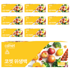 comet 捲筒型食物保鮮袋, M(25 x 35cm), 100張, 9個
