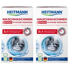HEITMANN 海特曼 滾筒與直立式洗衣機用洗衣槽清潔劑, 250g, 2個