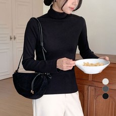 afinar 女款修身版高領暖身刷毛T恤