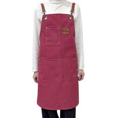 깨비다 바리스타 앞치마, 핑크, 1개