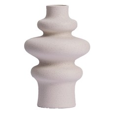 KUIBAO 快豹生活 磨砂素胚花瓶, 米白色