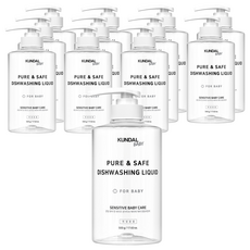 KUNDAL 昆黛爾 純淨安全的奶瓶清潔劑, 500g, 12瓶