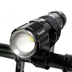 VRONCO LED 自行車燈電池不包括在內, 黑色的, 1個