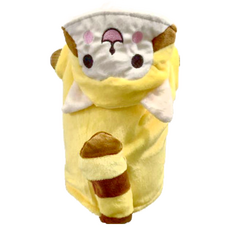 SassyDog 變裝外套, 小浣熊 黃色, 1件