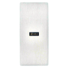 LS DESIGN ABS迷你偷跑盒 無磁吸杆架款 24 x 11 x 6cm 白盒 紫海棉 白紋壓克力 1個, 白色 + 紫色