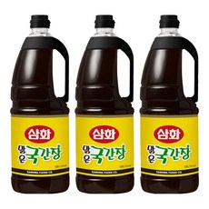 SAM HWA 韓式湯醬油, 1.8L, 3個