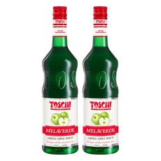 토스키 그린 애플 시럽, 1L, 2개