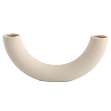 KUIBAO 快豹生活 Goyo 簡約素胚花瓶 K款, 土黃色