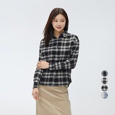 스파오 여성용 체크 셔츠 SPYWF23G51