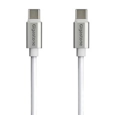 GIGASTONE 立達 C-C 60W高質感傳輸充電線, 1.5m, 白色, 1條