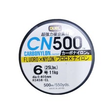 DUEL CN500 CARBONYLON 碳纖尼龍複合線 碳纖線 碳素線 卡夢線 子線 前導線 #6 H3456B, 藍色, 1個