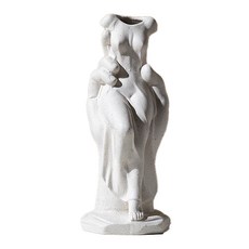 KUIBAO 快豹生活 磨砂素胚花瓶 尤物, 白色