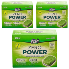 Chamgreen Zero Power 洗碗機專用洗碗錠 30入, 420g, 3盒