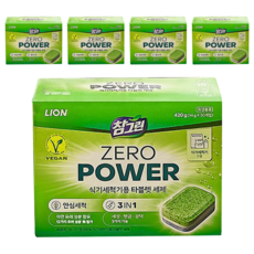 Chamgreen Zero Power 洗碗機專用洗碗錠 30入, 420g, 5盒
