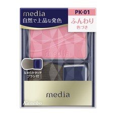 media 媚點 台灣公司貨 優雅柔光頰彩, PK-01, 1個