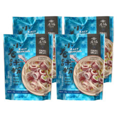 老鍋米粉 小卷湯米粉, 方便料理，2-3人份, 180g, 4包