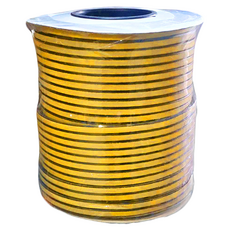 P型隔音條 50m 黑色, 1個