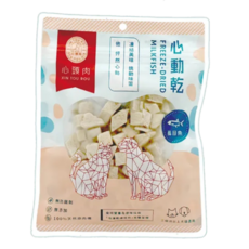 心頭肉 心動乾 虱目魚 凍乾零食 無防腐劑 無添加 100%天然原肉, 30g, 1包