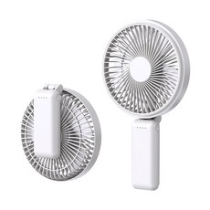홈플래닛 3000mah 대용량 빅팬 접이식 손 선풍기, 화이트, F61