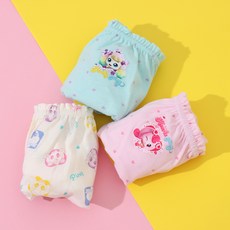 PremierFam 女童款Catch Teenieping純棉三角內褲 1號 3件組