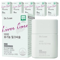 닥터린 유기농 밀크씨슬 30g, 30정, 6개