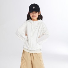 SPAO 兒童款防UV輕薄連帽短版防風外套