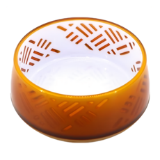 DoggyMan 多格漫 日式禪風碗 M 犬用, 橙橘紅, 1個