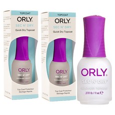 ORLY 指甲速乾亮甲油, 11ml, 2個, 混合色