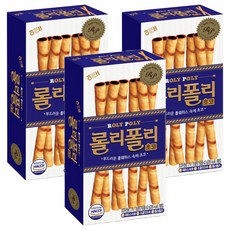 HAITAI 海太 捲心酥 巧克力口味, 62g, 3盒